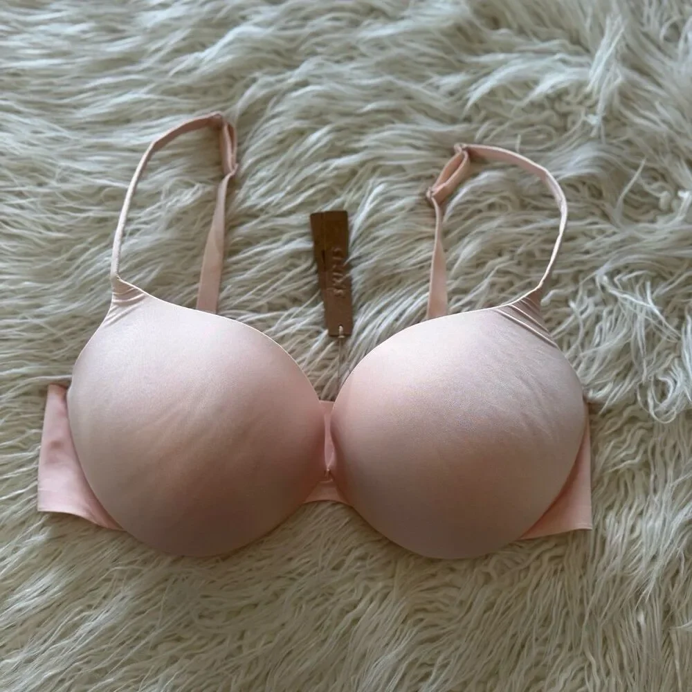 Skims Ultimate Push up Plunge Bra Primrose Size 38D - Picture 2 of 7